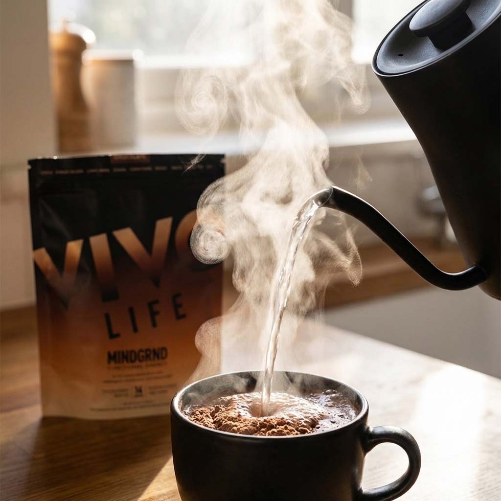 Krok 2 — zalej gorącą wodą