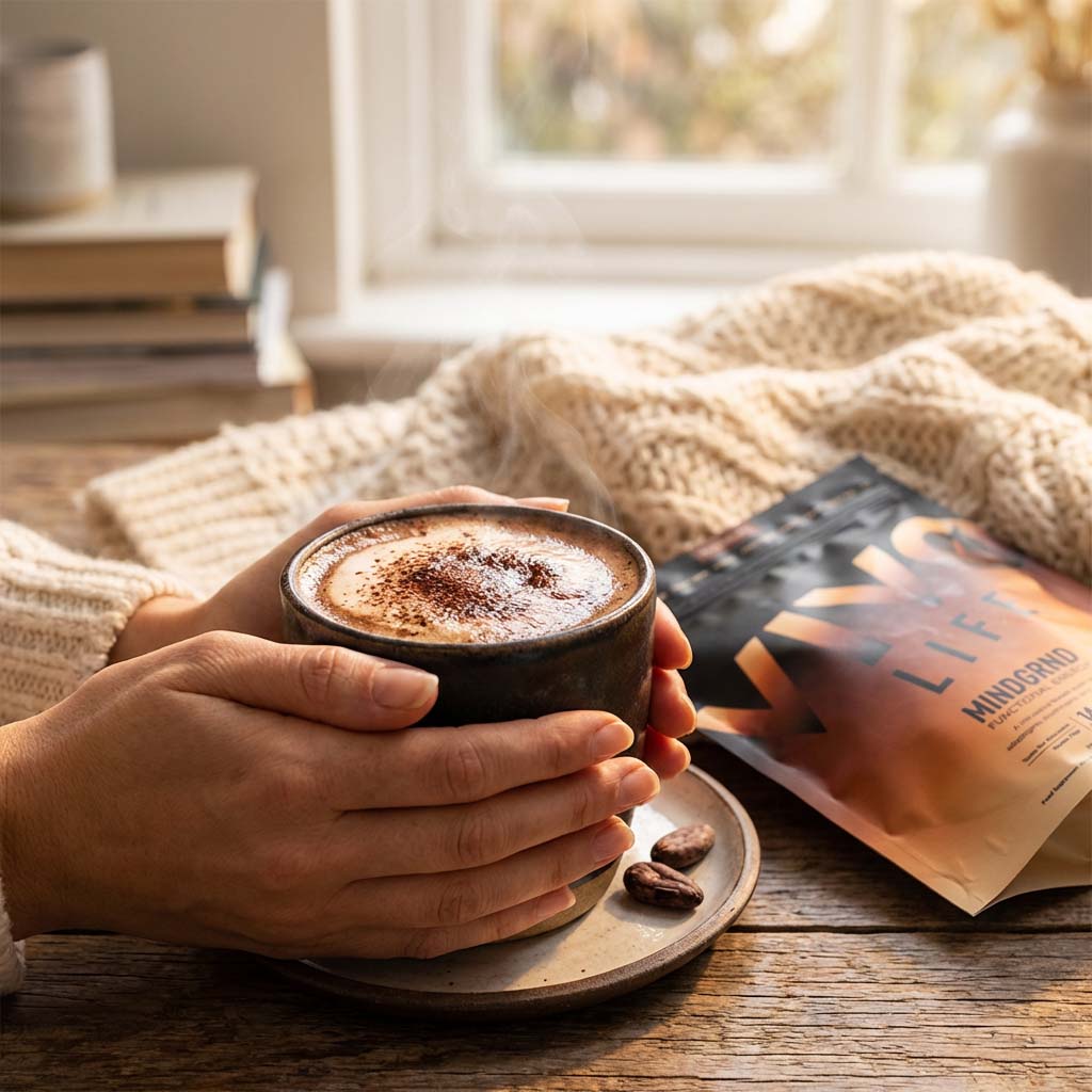 Krok 3 — gotowa gorąca czekolada MINDGRND