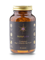 Chelatowany MAGNEZ + B6 - NaturLabs (45 porcji)