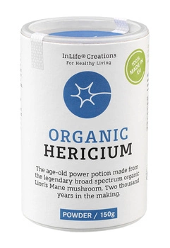 BIO Soplówka jeżowata / lion's mane (Hericium) - InLife Creations (150 g)