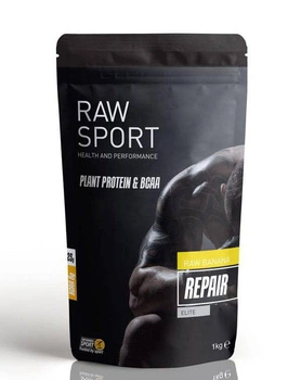 Białko wegańskie RAW SPORT ELITE Repair + BCAA - Bananowy (1kg)