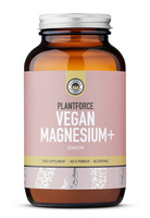 Plantforce Magnesium+ (MAG OSTEO) - jonowy cytrynian magnezu z D3 i K2 - 45 porcji/88 porcji (160 g) smak: egzotyczna cytryna