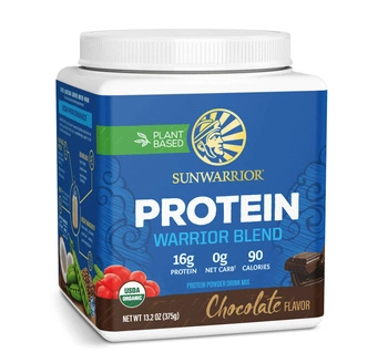 Sunwarrior WARRIOR BLEND Czekoladowy - Mieszanka Wojownika (375g)