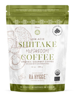 BIO Kawa z Shiitake Ra Hygge w ziarnach - ekologiczna, niskokwasowa z ekstraktem Shiitake (100g)