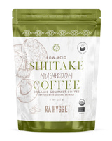 BIO Kawa z Shiitake Ra Hygge średnio mielona do filtrów - ekologiczna, niskokwasowa z ekstraktem Shiitake (227g)