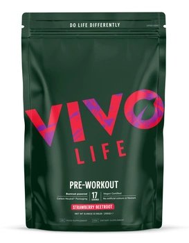 Vivo Life PRE-WORKOUT Truskawkowy (17 porcji / 255 g)