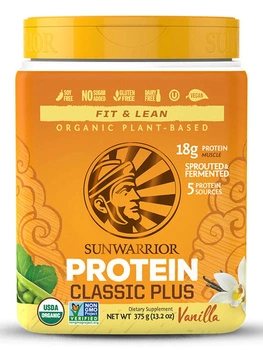 Sunwarrior PLUS - Waniliowe białko wegańskie (375g)