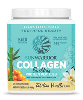 Sunwarrior COLLAGEN building protein - Waniliowy - Wegańska mieszanka stymulująca produkcję kolagenu COLLAGREEN (500g / 20 porcji)