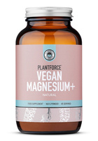 Plantforce Magnesium+ (MAG OSTEO) - jonowy cytrynian magnezu z D3 i K2 - 45 porcji/88 porcji (160 g) smak: neutralny