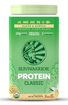 Sunwarrior CLASSIC Protein - Waniliowy (750 g - białko ryżowe)