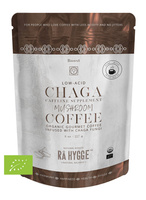 BIO KAWA z CHAGA Ra Hygge średnio mielona do filtrów - ekologiczna, niskokwasowa z ekstraktem Chaga (227g)